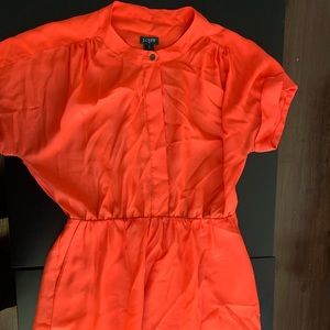 Orange J.Crew dress with pockets!
